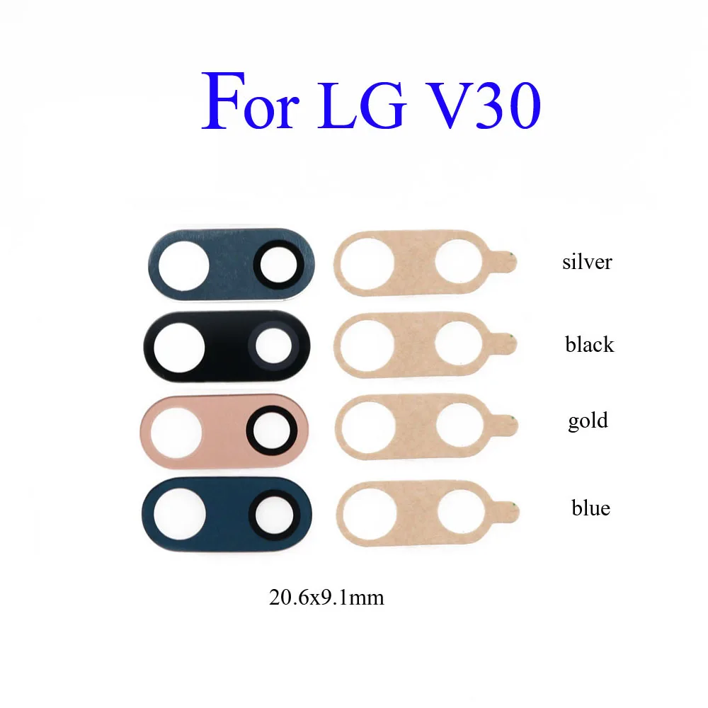 YuXi 1 компл./лот задняя камера объектив стекло для LG V30 H930 H933 с 3 м клейкая наклейка