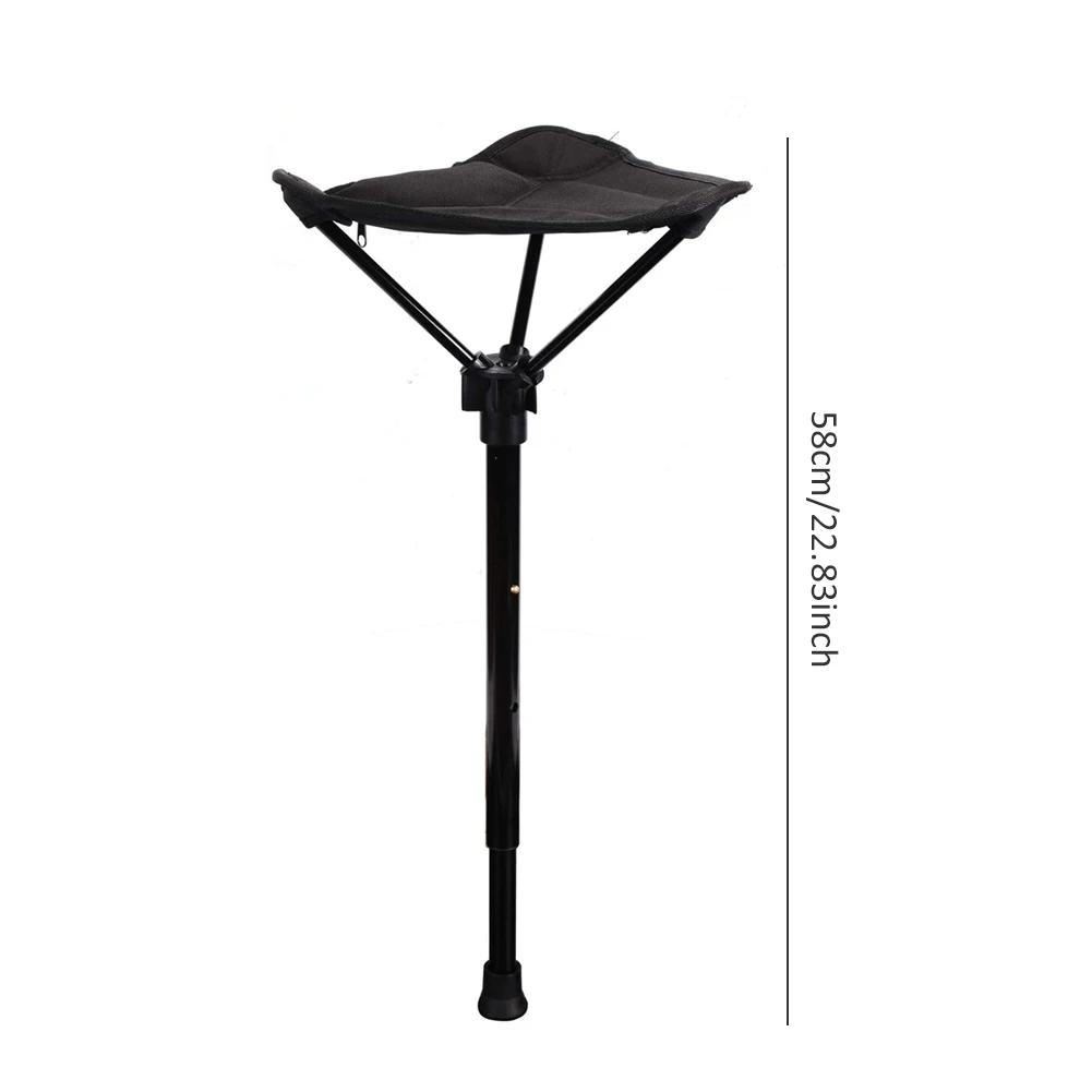 

Adjustable Telescopic Folding Stool Fishing Tools Chair Portable High Chair Single Leg Chair Outdoor Camping Fishing Chair TOOL