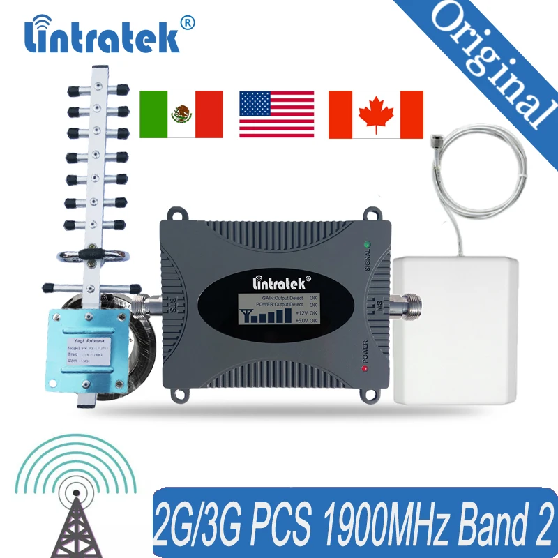Усилитель сигнала для сотового телефона 1900 МГц беспроводной сотовый