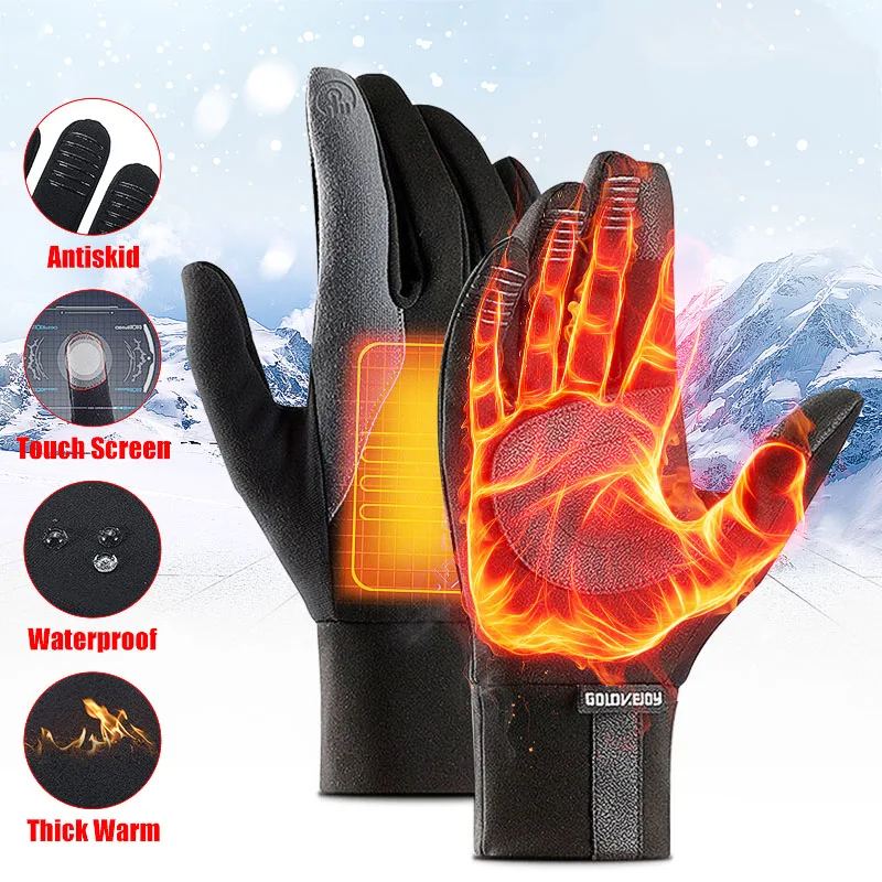 

Motorcycle Gloves Moto Gloves Waterproof Winter Thermal Water Resistant Touch Screen Non-slip Motorbike Bicycle Riding Gloves