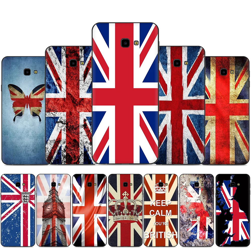 В английском стиле Английский Флаг Великобритании чехол для Samsung J4 Core J6 Plus Prime J7 DUO