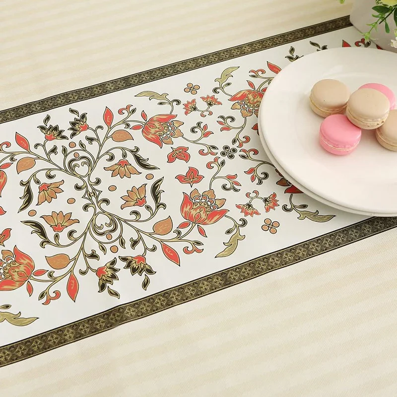 

Rectangular Tablecloth Waterproof Oil Proof Dining Table Antiskid Household Tablecloth