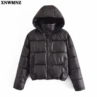 xnwmnz women jackets warm coats parkas hoodies outwear female long sleeves tops fashion pocket zipper jackets casual coat winter