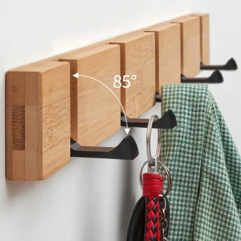 

Hole-Free Hanger Wall Stickers Wall Hanging Porch Hallstand Door Key Case Bag Door Hanging Hook