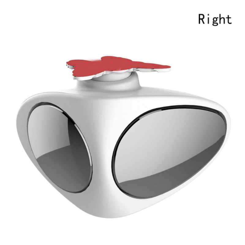 2 в 1 Автомобильное Зеркало для слепых зон широкоугольное зеркало с вращением на