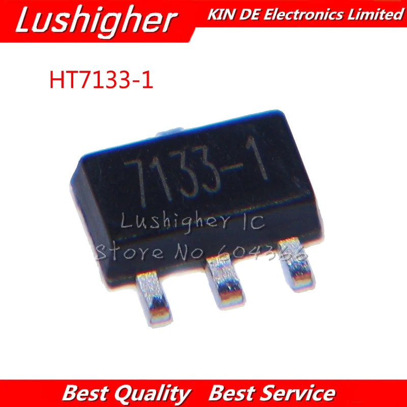10 шт. HT7133 HT7133A 1 SOT SOT89 SMD 89 7133 новый оригинальный IC|Интегральные схемы| |