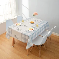disposable plastic rectangular tablecloth waterproof and oil proof tablecloth tea table cloth hotel wedding decoration