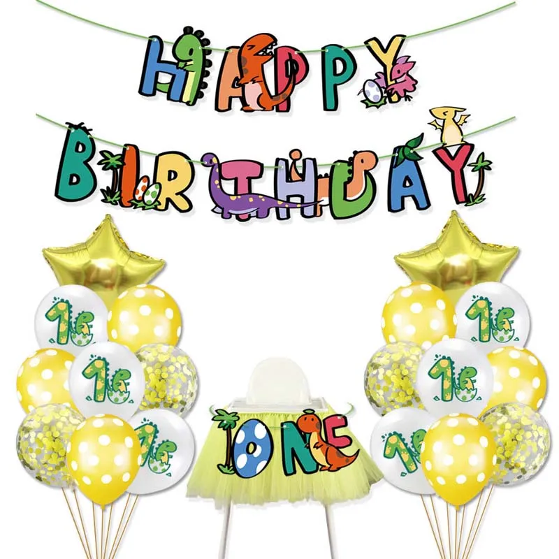 Набор воздушных шаров в стиле динозавра 20 шт. | Дом и сад