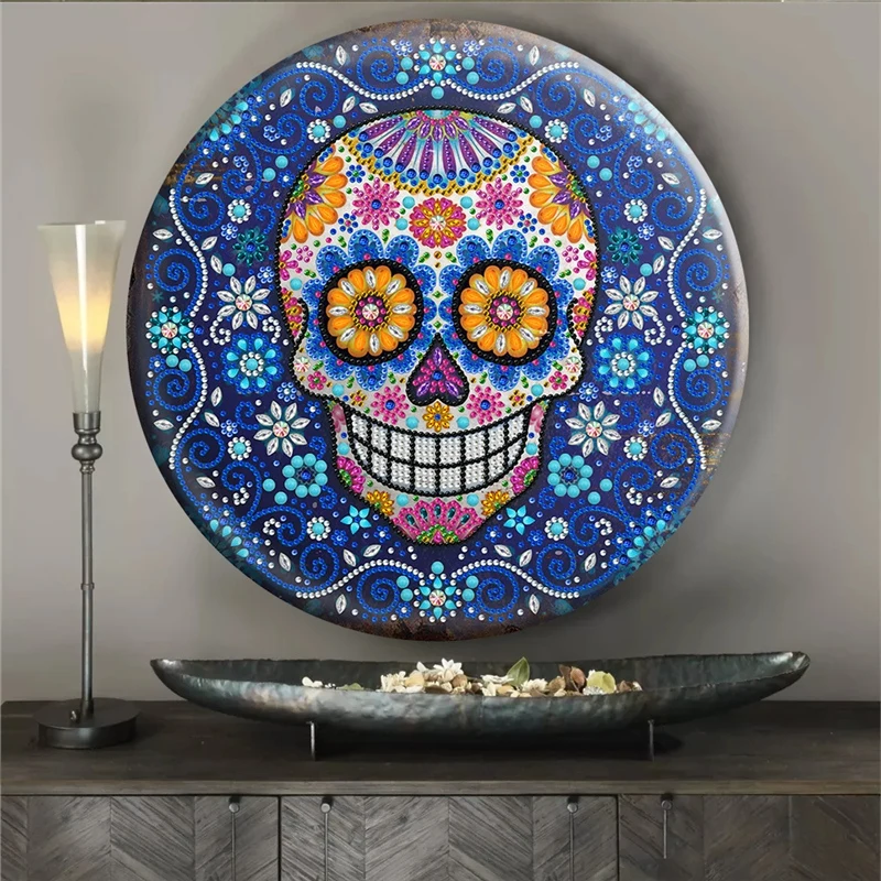 Набор для алмазной вышивки по номерам алмазная живопись с черепом особой формы