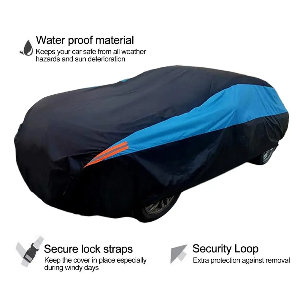 

SUVs/off-road Full Car Covers Universal Outdoor Waterproof Sun Rain Snow Protection UV Car 2-colors Design Car Case Cover L-XXL