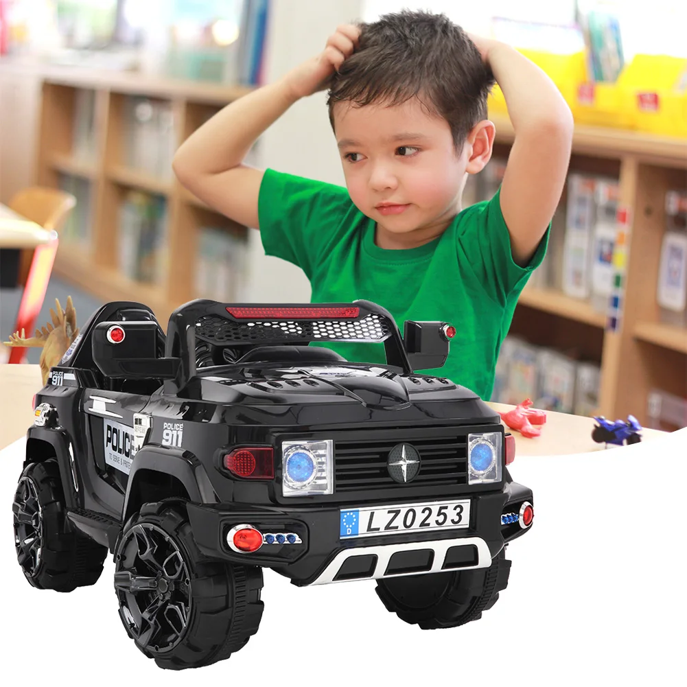 

LEADZM LZ-9922 Off-Road Police Car Double Drive 35W*2 Battery 12V7AH*1 With 2.4G Remote Control Blac