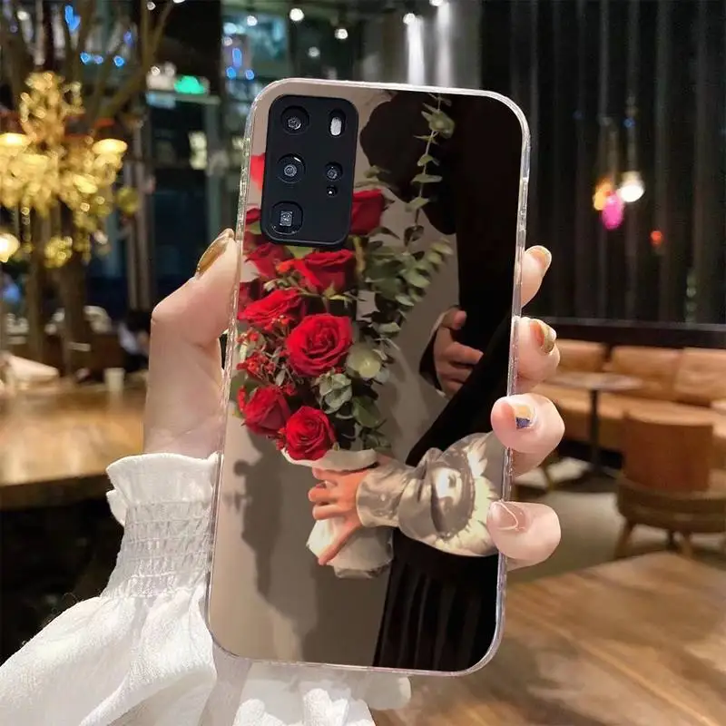 

Art Beautiful Rose Flower Phone Case For Samsung S4 S5 S6 S7 S7Edge S8 S9 S10 E Plus S20Fe lite Cover Fundas Coque