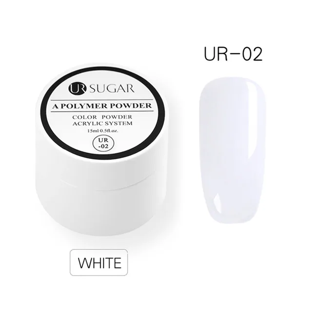 Acrylic Powder 2 UR SUGAR 15 мл акриловый порошок для ногтей резьба расширение французские ногти полимерный порошок акриловая жидкость украшение для ногтей набор инструментов - Цвет: Acrylic Powder 2