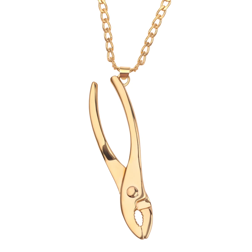 Роскошное Ожерелье Стразы с золотым лезвием в стиле хип хоп мужской ошейник рок