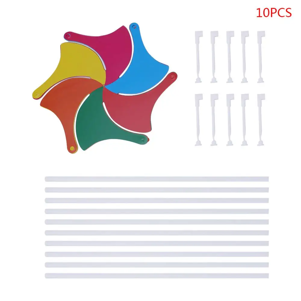 10 шт./набор штифт ветряной мельницы ветра счетчик шланг для полива огорода двора