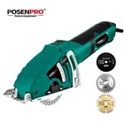 Мини-циркулярная пила POSENPRO, 700 Вт, электрическая мини-пила, многофункциональная электрическая пила сделай сам, электроинструмент, пила для дерева, металла, керамической плитки