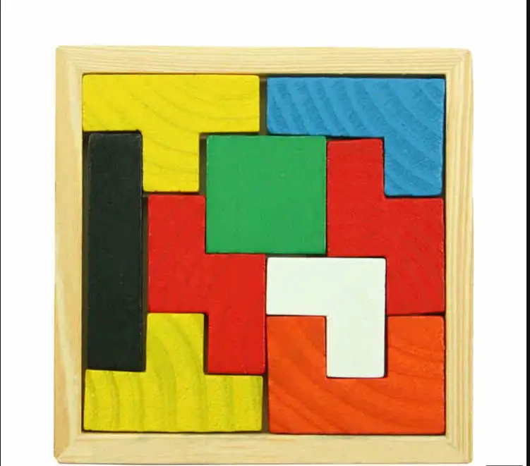 3 штуки тетрис пазлы детский деревянный пазл игрушки для детей деревянная