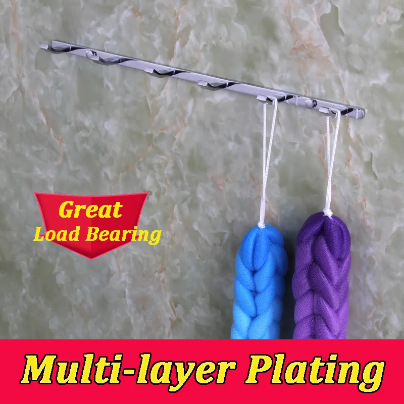 23456 шт. набор крючков для ванной комнаты хромированные крючки полотенец твердая