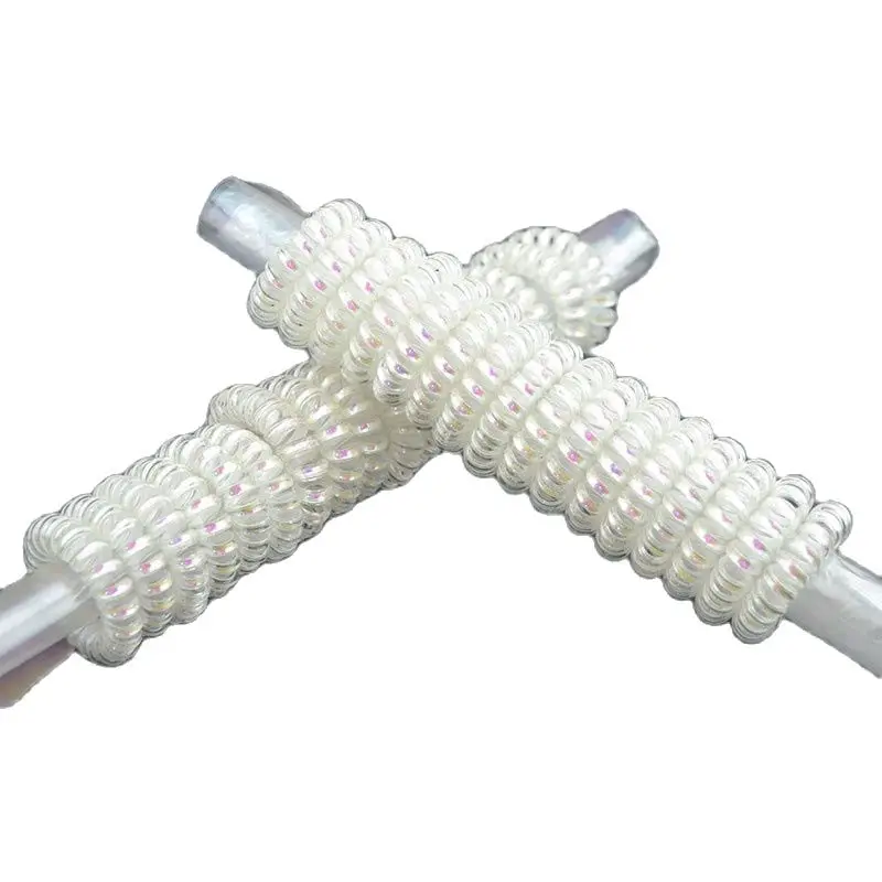 5 штук в наборе Белый AB цветные телефонный провод волосы кольцо десен Вьетнамки с