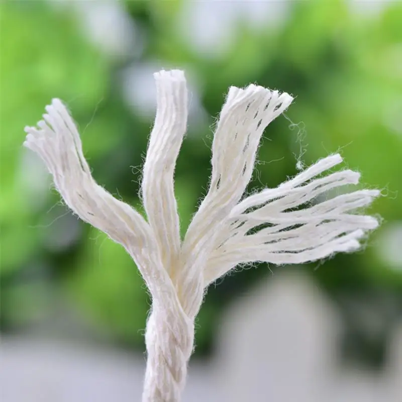 2/3/ 4/5 мм веревка макраме витая нить хлопковый шнур для ручной работы натуральный