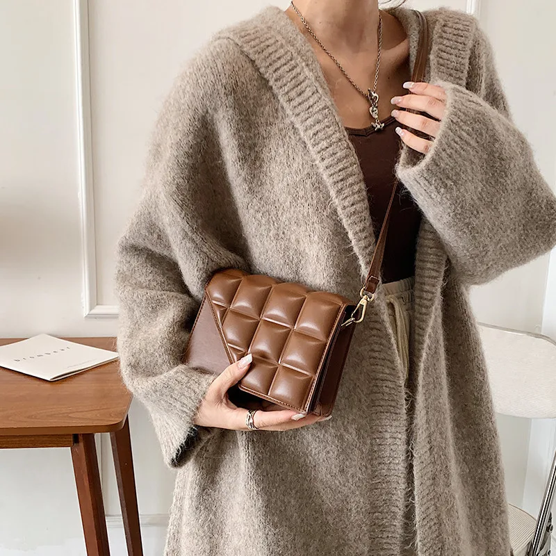 

Зимняя женская сумка через плечо 2021, модная женская сумка через плечо, Сумка с регулируемым ремешком для подмышек, женские Сумки из искусств...