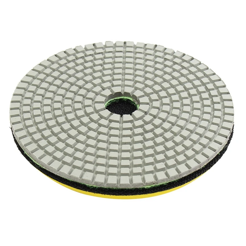 

9Pcs/Set 5 Inch Diamond Polishing Pad Set Granite Marble Concrete Stone Tile Wet Dry for Granite Concrete Marble Stone Tiles