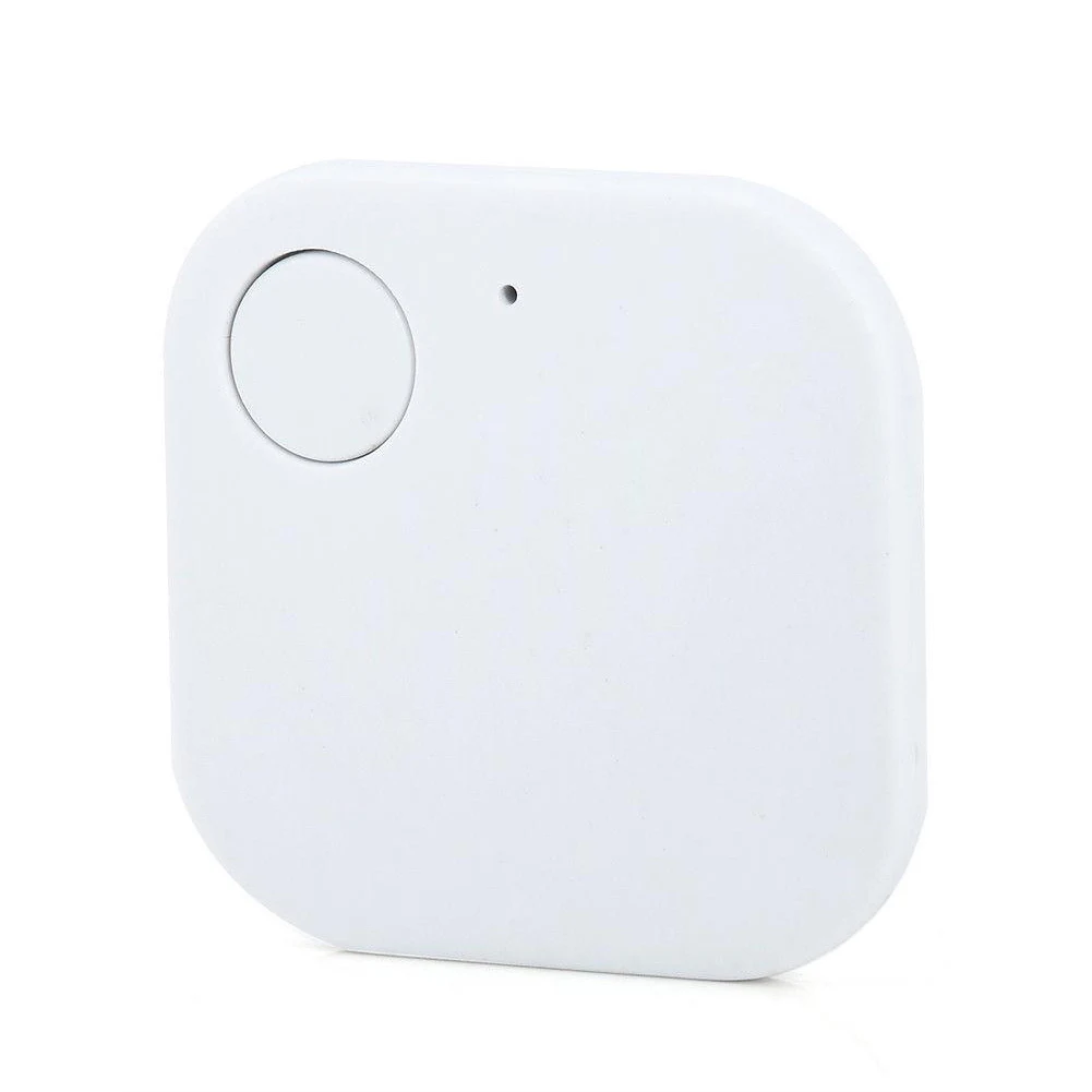 1 x Square White Новые Домашние животные Смарт мини gps трекер анти-потеря Водонепроницаемый Bluetooth Tracer собака кошка ключи кошелек сумка дети трекеры Finder оборудование - Цвет: 1 x Square White