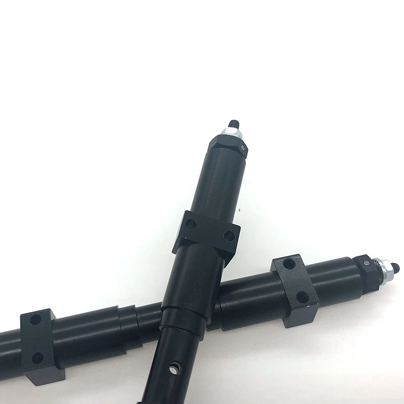 

120MM Metal Non-Powered Rear Wheel Axle with Metal Black Front Axle Steering Rod Link Pole