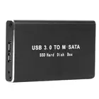 VKTECH 2,5 дюймовый мини-чехол для жесткого диска SSD USB3.0 адаптер mSATA корпус для жесткого диска алюминиевый сплав чехол для внешнего жесткого диска Новинка