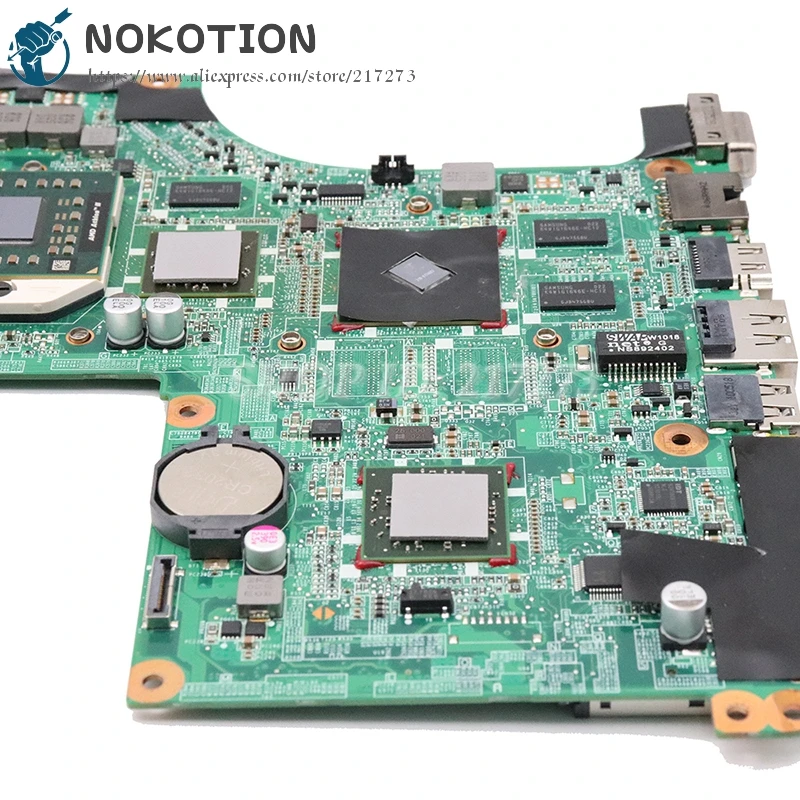Материнская плата NOKOTION 615686-001 630833-001 для ноутбука HP Pavilion DV7-4000 DA0LX8MB6E1 Socket s1 DDR3 512 Мб GPU
