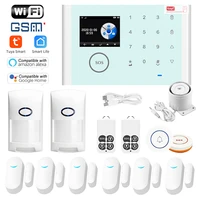 cs118 wifigsmgprs 3 in 1 network intelligent home alarm system tuya app remote control 433mhz home secure door bell