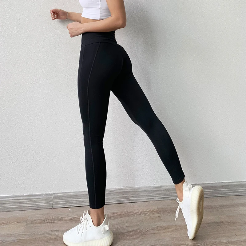 Женские спортивные штаны для занятий йогой компрессионные колготки Бесшовные с