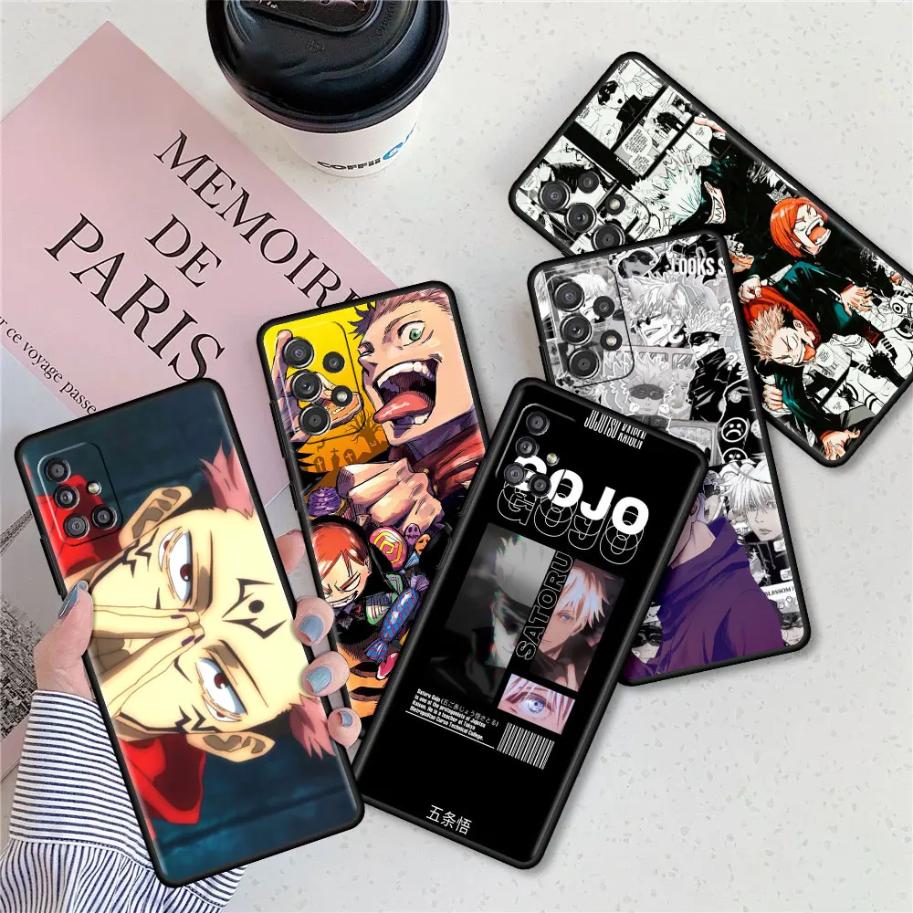 

Anime Jujutsu Kaisen For Samsung A51 A12 A21s Soft Case for Galaxy A71 A52 A31 A32 A02s A72 A11 A41 A22 A01 Tpu Phone Cover