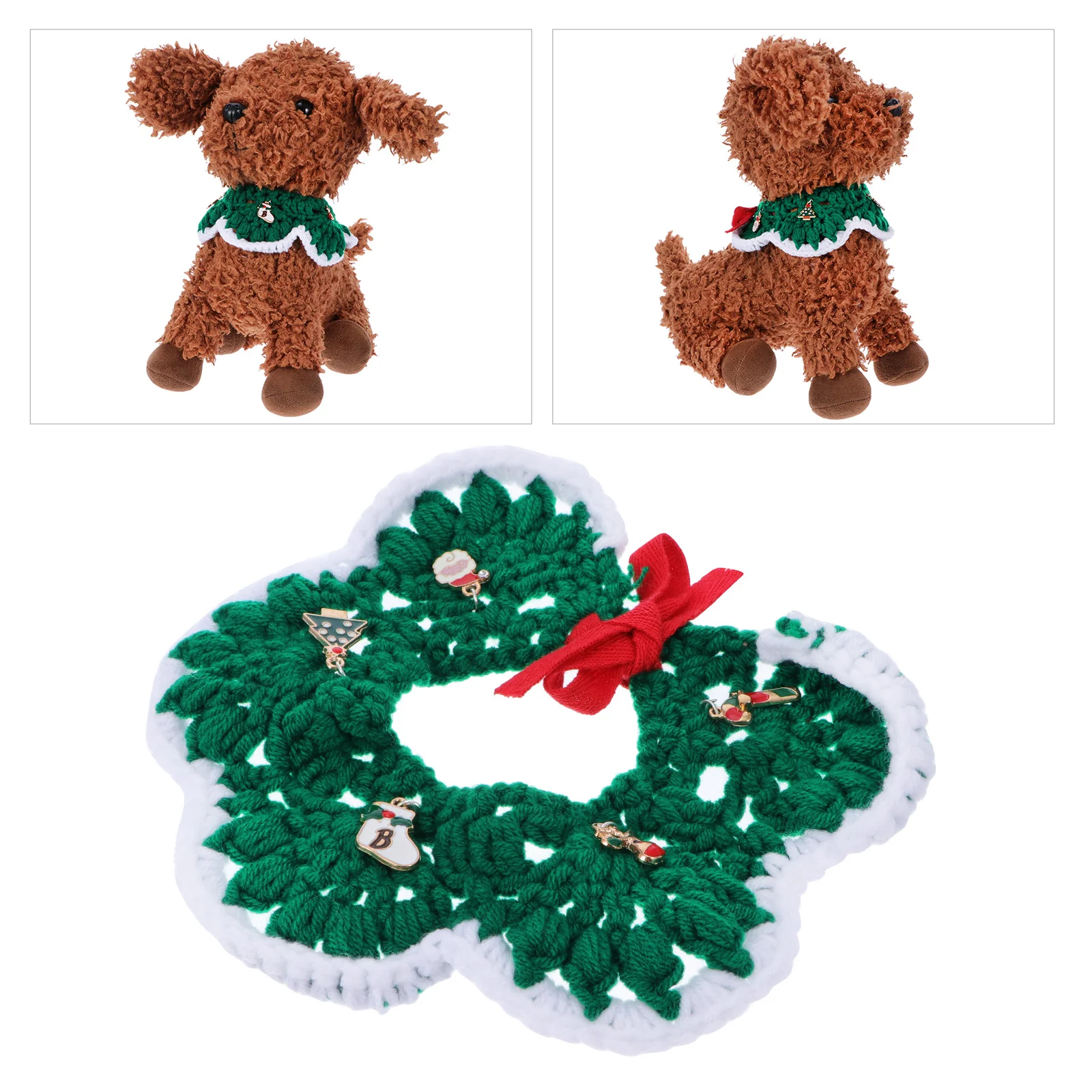 

1 шт., вязаный ошейник для домашних животных