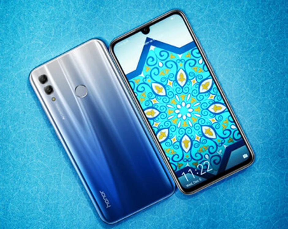Honor 10 Lite, 4G, мобильный телефон, Android 9,0, 6,21 дюйма, FHD, 2340X1080, двойной шрифт, задняя камера 24 МП, AI камера, отпечаток пальца, 710, Восьмиядерный