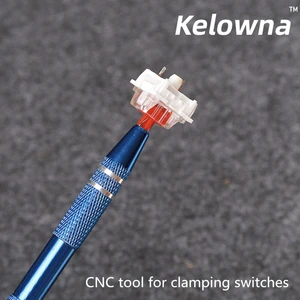 Колпачки для клавиш, металлический зажим для колонны, открытая смазка, переключатели для механической клавиатуры Gateron Kailh Cherry mx