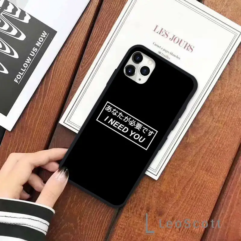 

Japanese Harajuku Comics Phone Case for iPhone 11 12 pro XS MAX 8 7 6 6S Plus X 5S SE 2020 XR Soft silicone