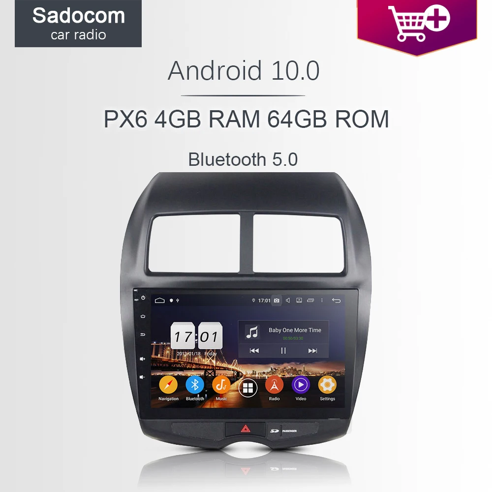 DSP 10 2 &quotIPS Android 0 4 Гб RAM 64 ROM автомобильный dvd-плеер GPS карта Авторадио wifi Bluetooth 5 для