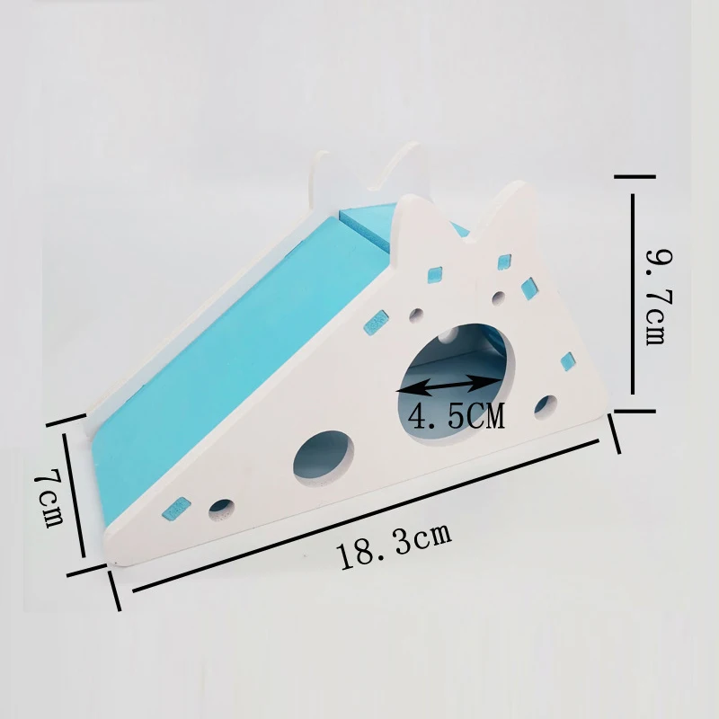 

Assembled Hamster Slide Toy Guinea Pig Golden Bear Funny Breathable Hamster House Nest Chinchillas Wholesale Hamster Accessories