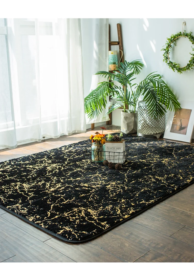 

Soft Fluffy Area Rug Living Room Carpet Thickening Light Luxury High-grade Carpet Children's room Rug Baby Nursery Decor Rug Mat