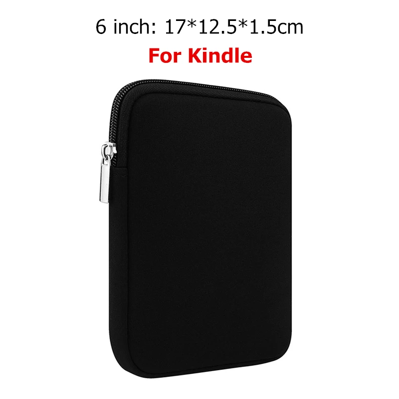 6 inch Black Чехол для планшета с рукавом для нового iPad 9,7 дюймов мягкий чехол для планшета для iPad Air 2/1 Pro 9,7 сумка для iPad Mini - Цвет: 6 inch Black