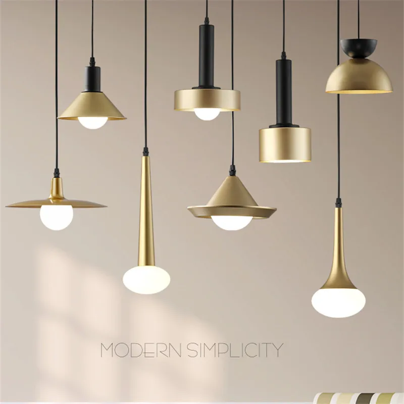 (Free LED Light Source)Modern pendant lights lamp E27/G9 nordic hanging for Bedroom/Living room/home decoration | Освещение