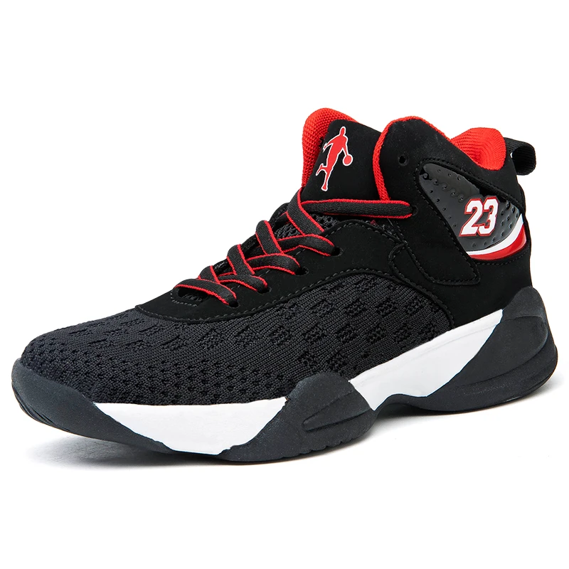 Баскетбольная обувь для мальчиков дышащая спортивная с сеткой детей детские