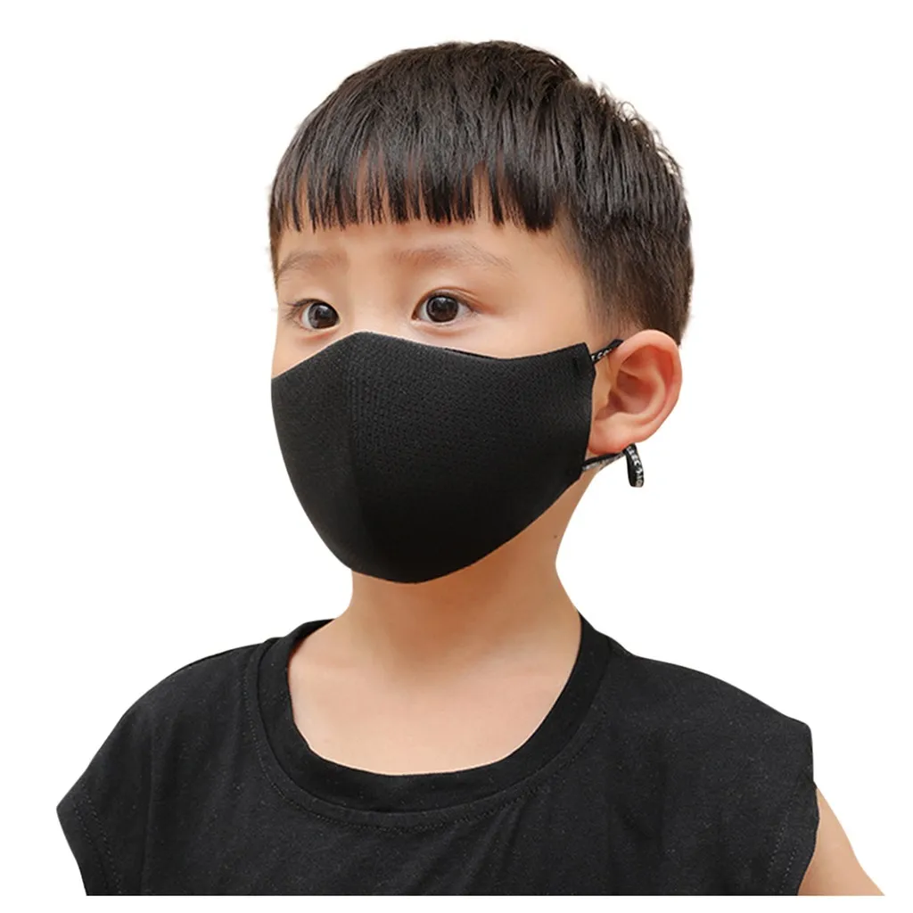 

masque mascarilla Reusable Protective Masks For Child Boys Girls Washable Face Masks Breathable Dust-proof Adjustable Ear Loops