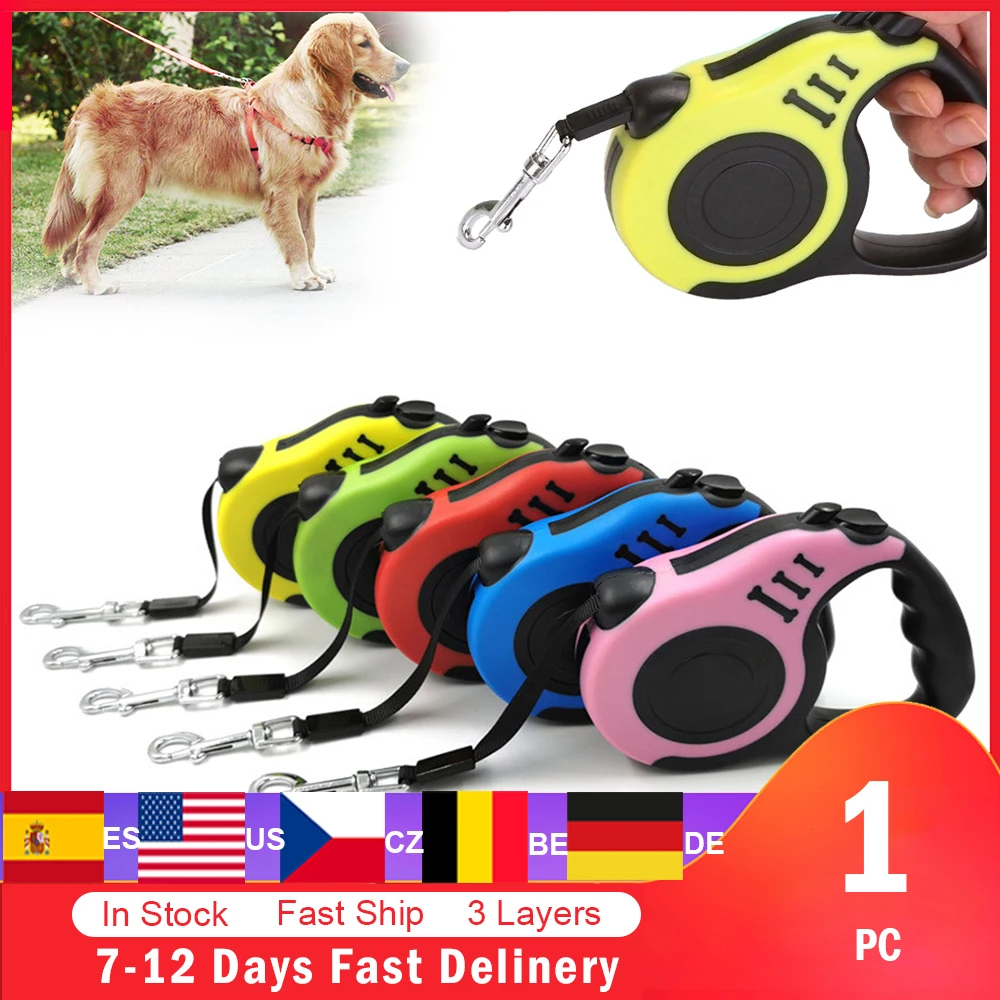Автоматический поводок для собак выдвижная рулетка пробежек и прогулок