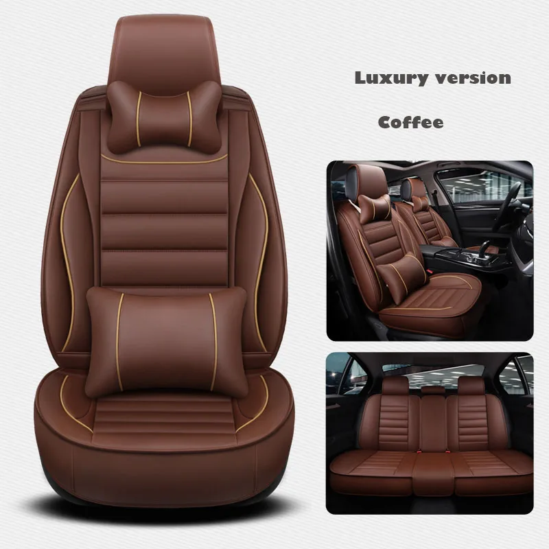 Новинка 2018 чехлы из искусственной кожи для автомобильных сидений Hyundai solaris ix35 i30