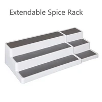 3 tier spice rack expandable step shelf cabinet waterproof kitchen organizer h55a