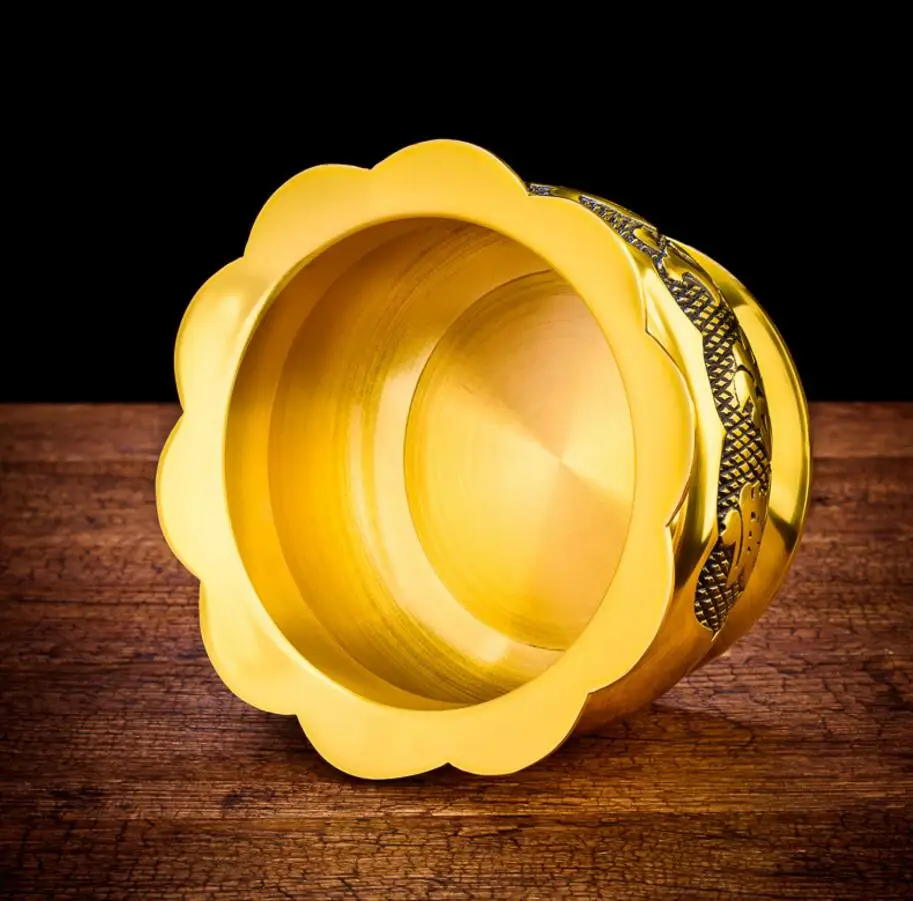 Медная статуэтка курильница из чистой меди для домашнего хозяйства Будды