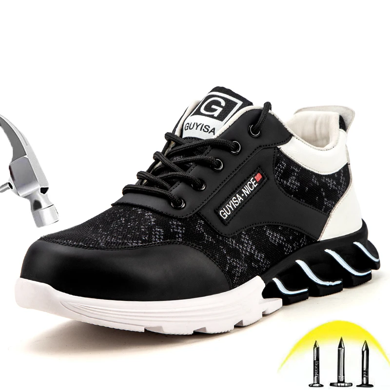 НОВАЯ безопасная обувь для мужчин и женщин защита от проколов летняя легкая