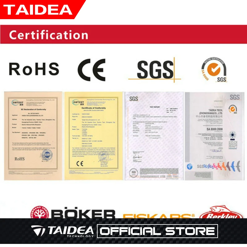 

TAIDEA Electric knife sharpener Two stage Diamond detachable accessories kitchen knife sharpener Honing Tools Sharpening System